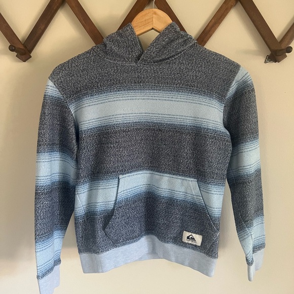 Blue Quicksilver Hooded Sweatshirt Size Boys Small - Picture 1 of 4